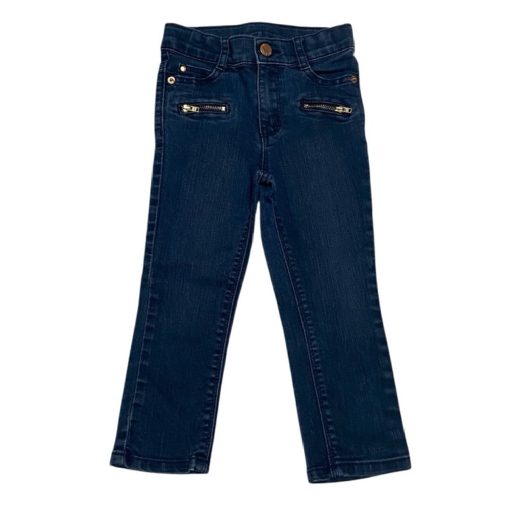 Genuine Kids from OshKosh Stylish Kids Dark Blue Jeans with Zipper Details